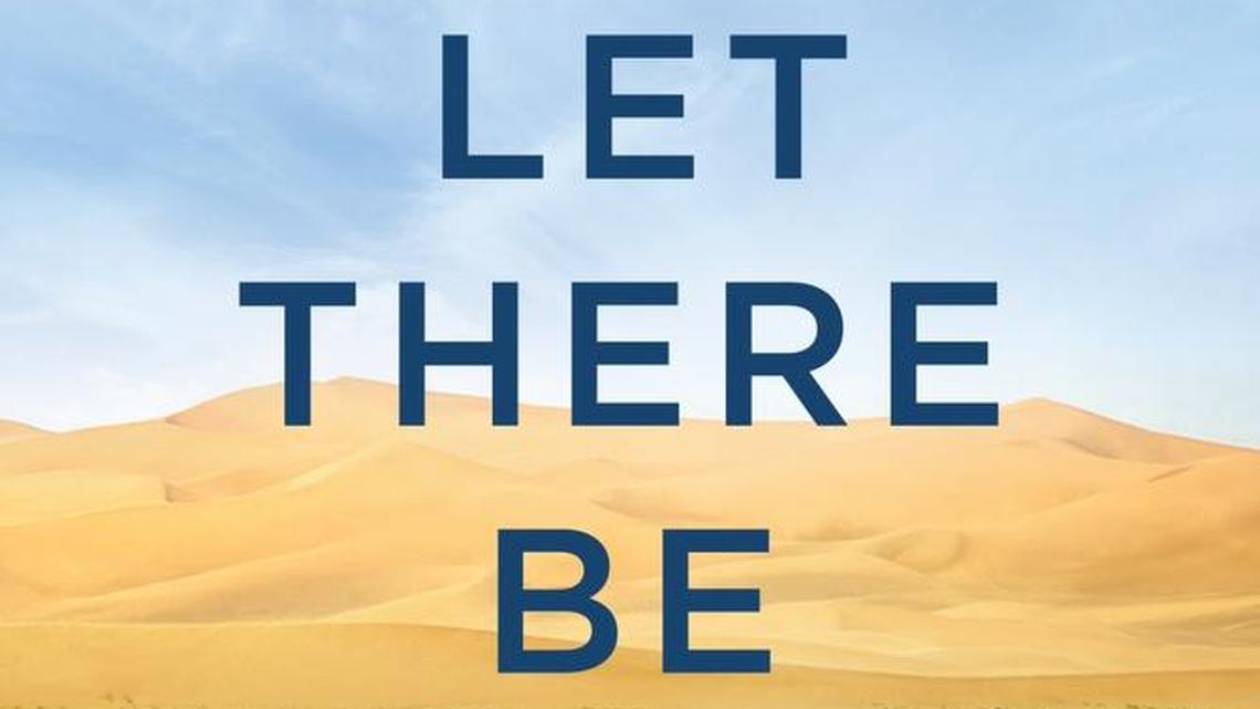 Free copies of Seth M. Siegel’s book were handed out at his speech Wednesday at Cal Poly.