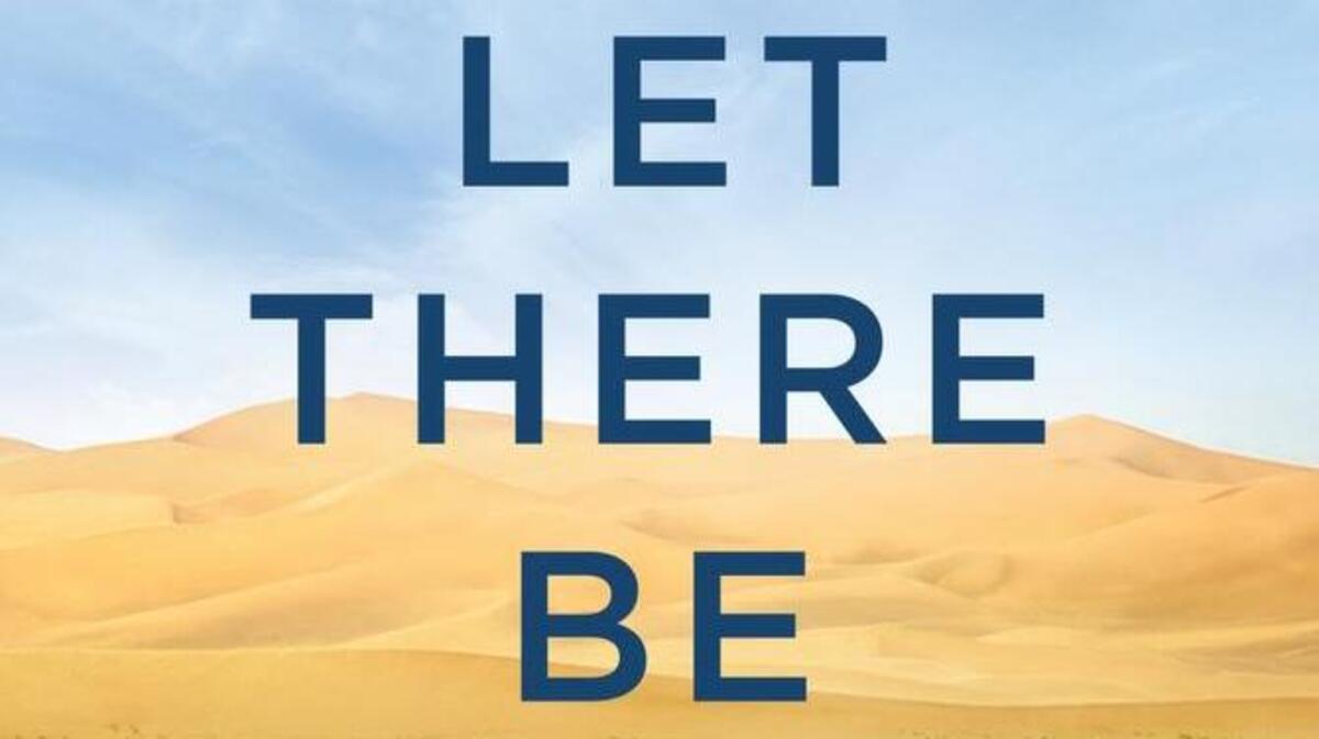Free copies of Seth M. Siegel’s book were handed out at his speech Wednesday at Cal Poly.