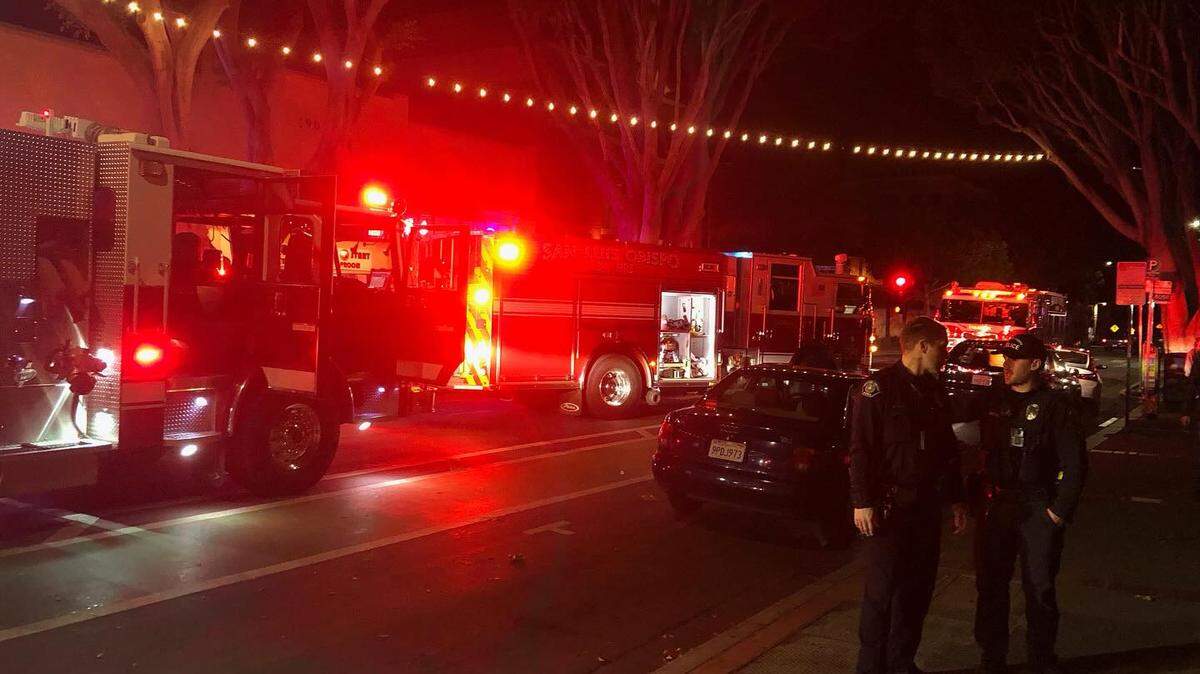 Old SLO BBQ briefly evacuated while firefighters battled a small fire in the kitchen on Jan. 5, 2025.