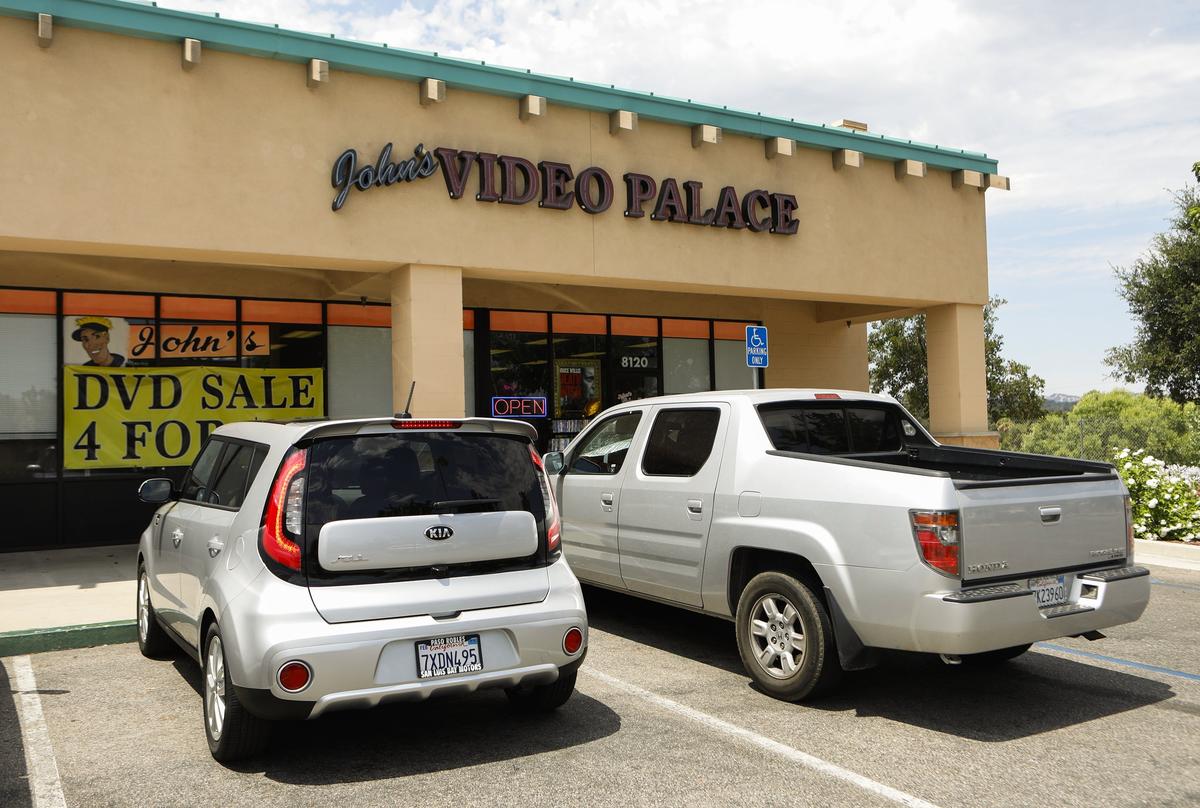 John’s Video Palace, located on El Camino Real in Atascadero, is one of the last video rental stores in the area.