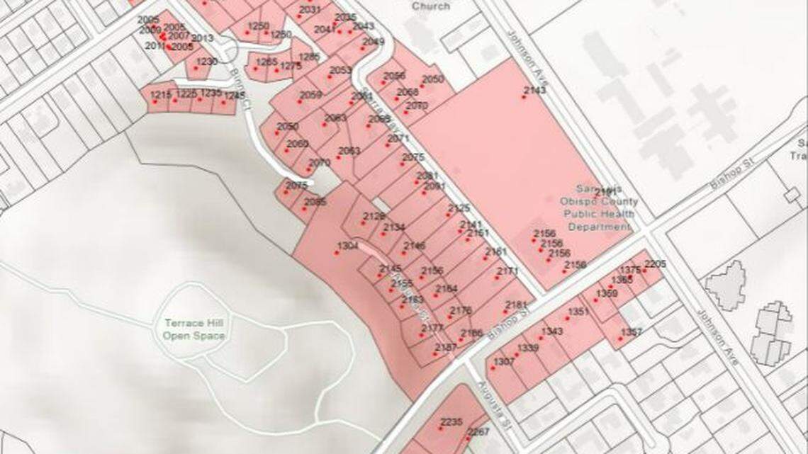 About 200 households near Johnson and Bishop have been issued a boil water notice by the city of San Luis Obispo.