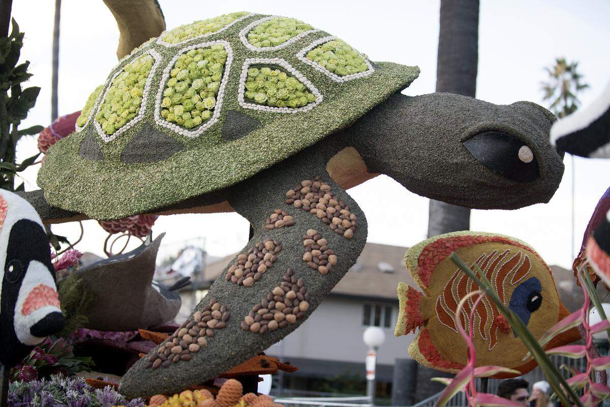 Cal Poly’s 2020 Rose Parade float.