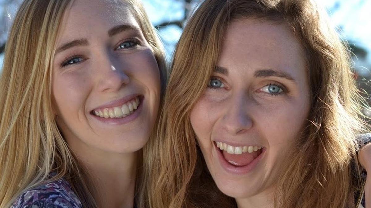 Brittni Frace, left, was killed in a crash near Interstate 5 on Tuesday morning while driving back to Chico State University with her older sister Brynn, right, who survived but remains in critical condition at a Fresno hospital.