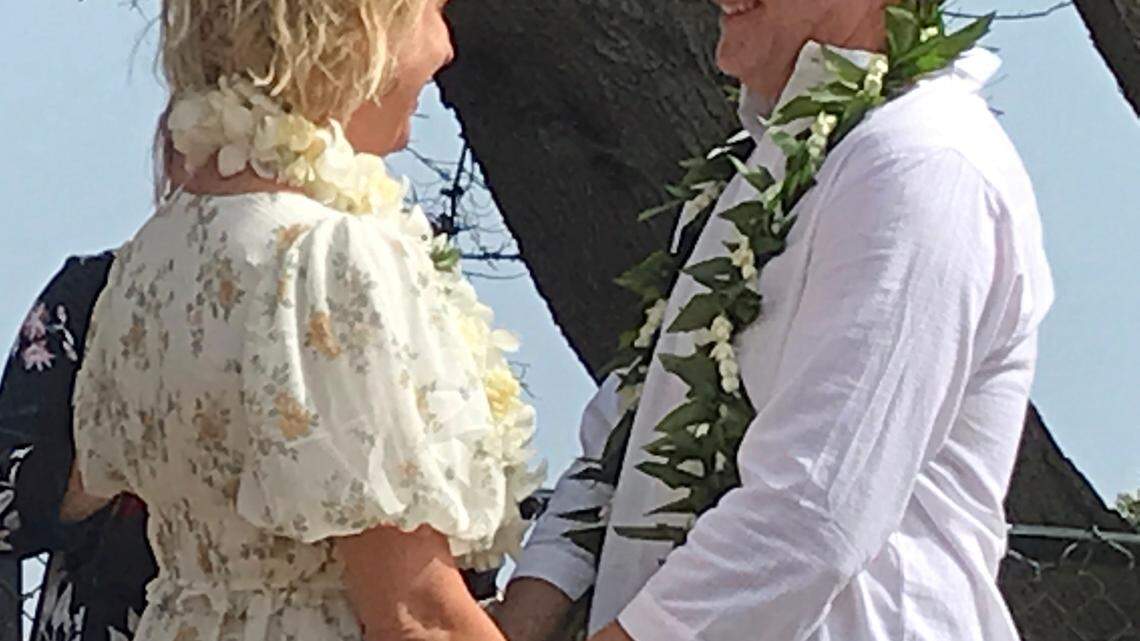 From missing keys to a collapsing cake, son’s Central Coast wedding was one to remember