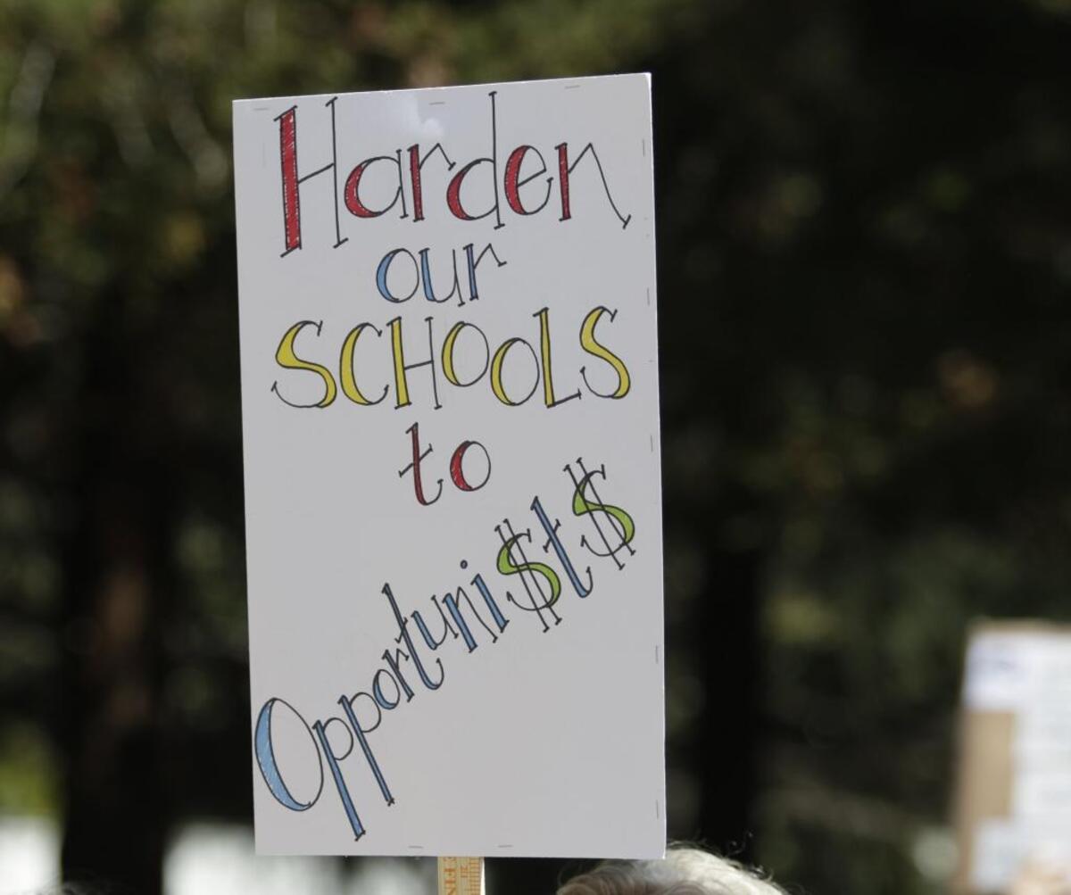 The March for Our Lives began in Mitchell Park in San Luis Obispo, Saturday, March 24, 2018 and wound its way around downtown San Luis Obispo.