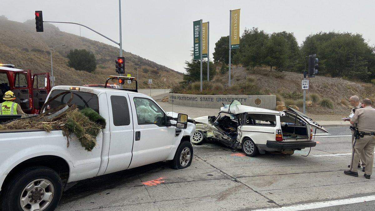 An unidentified 17-year-old died in a wreck at Highway 1 and Highland Drive after another motorist violated a red light signal, CHP officials said in a news release.