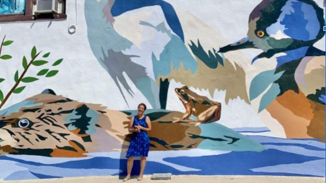 New 2-story mural in Atascadero inspired by Black birder: ‘Nature is for everyone’