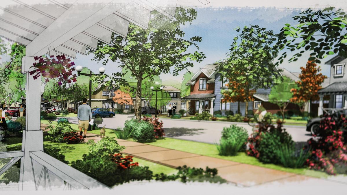 Rendering of Avila Ranch housing project off Buckley Road in San Luis Obispo, by RRM Design Group.