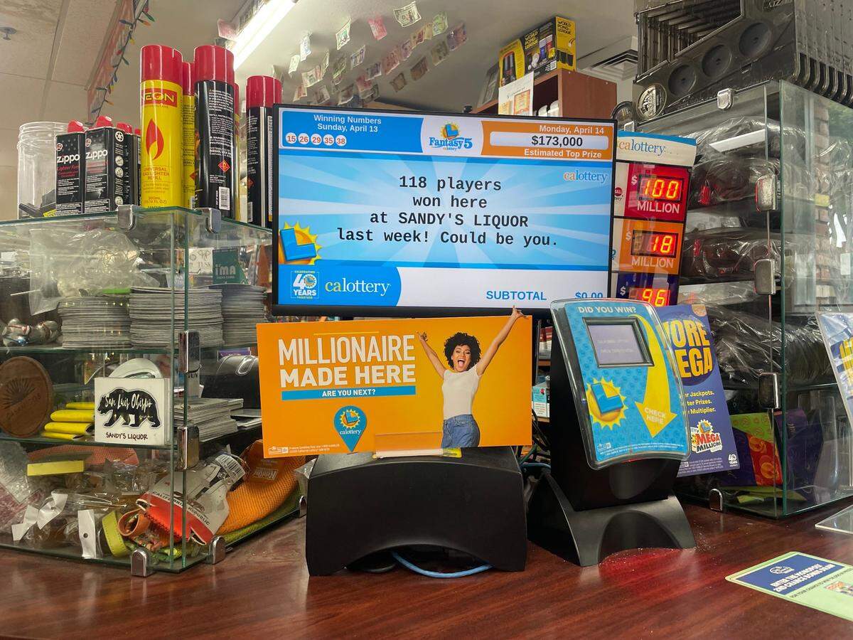 A $1 million winning scratcher was sold at Sandy’s Deli-Liquor in downtown San Luis Obispo on April 6, 2025.