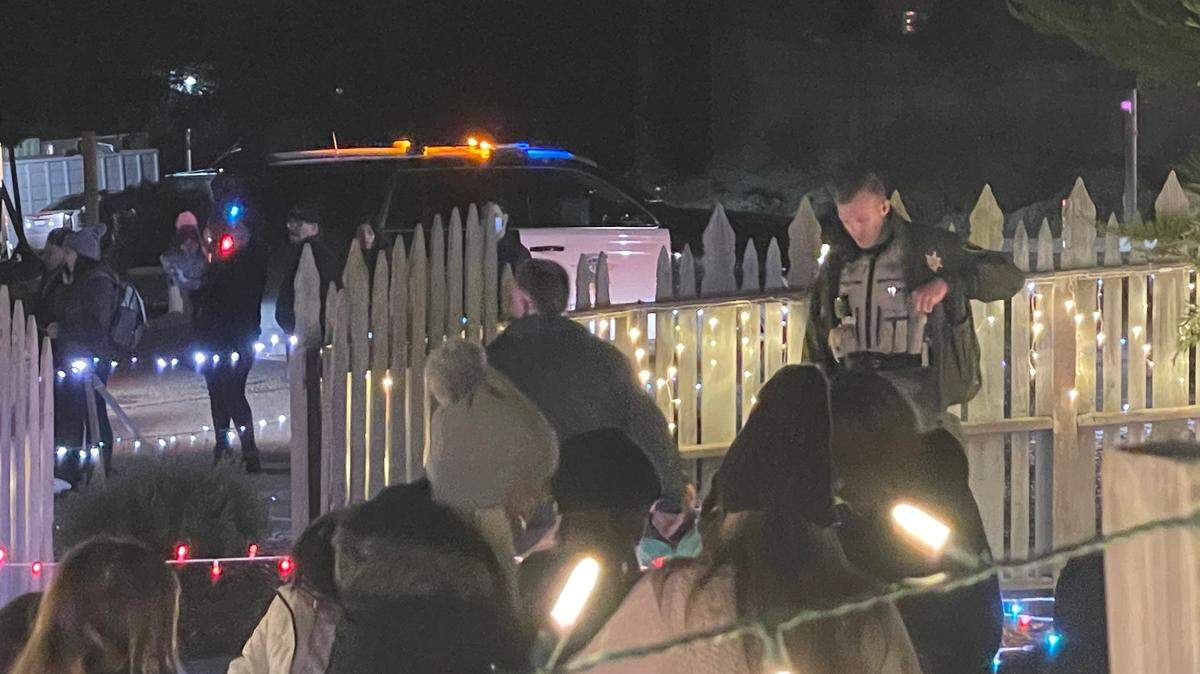 A person was arrested after allegedly brandishing a weapon at the Cambria Christmas Market on Dec. 15, 2022.