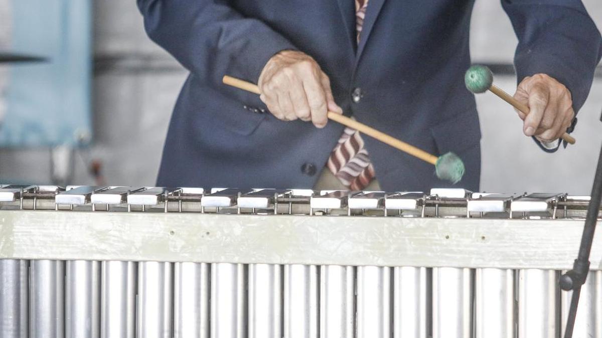 Paul Midiri takes a vibraphone solo. Pismo Beach is the location for the annual Jazz Jubilee by the Sea. Almost 30 bands and guest artists are performing for three days on five venues. The event runs through Sunday and more information is at pismojazz.com.