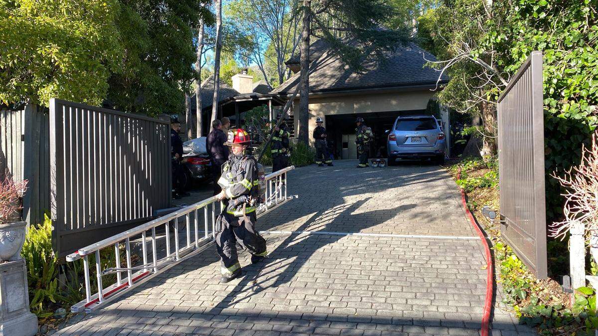 Firefighters extinguished a house fire on Johnson Avenue in San Luis Obispo on Wednesday, Feb. 15, 2023.
