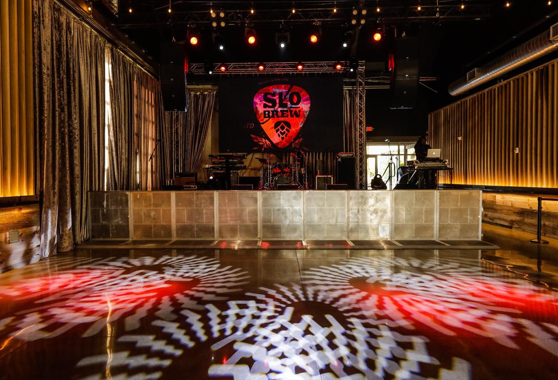 SLO Brew’s new concert venue is located next to SLO Brew Rock near the San Luis Obispo County Regional Airport.