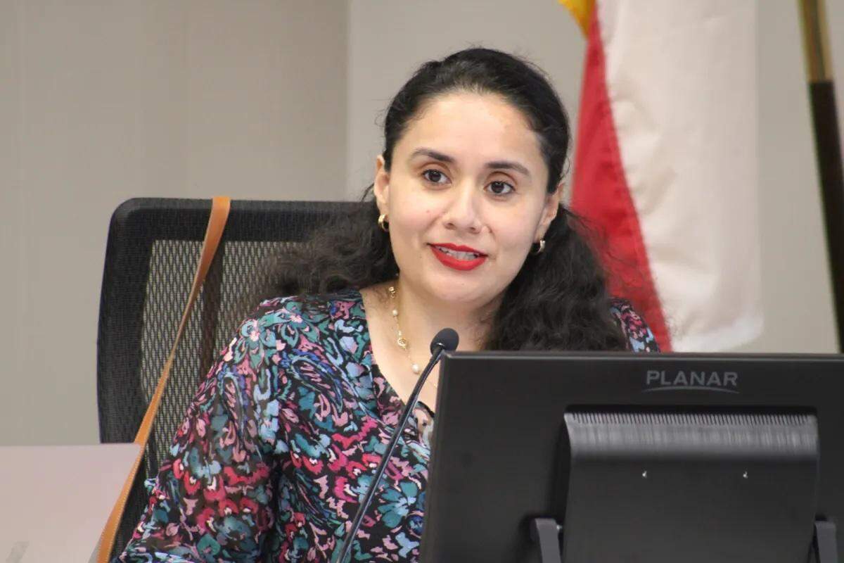Santa Barbara Councilwoman Alejandra Gutierrez says during Wednesday’s meeting that proposed increases to parking fees are inequitable.