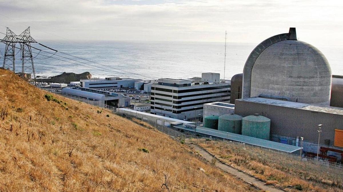 One of Diablo Canyon Power Plant’s nuclear reactors in Avila Beach.