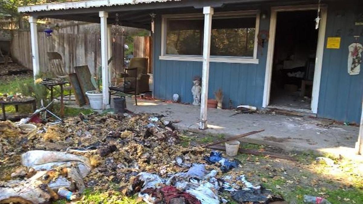The outside of the home on the 5200 block of Dulzura Avenue in Atascadero where a fire occurred early Sunday morning.