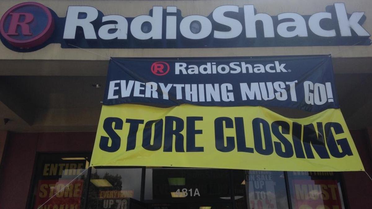 A RadioShack store in San Luis Obispo is one of three outlets scheduled to close.