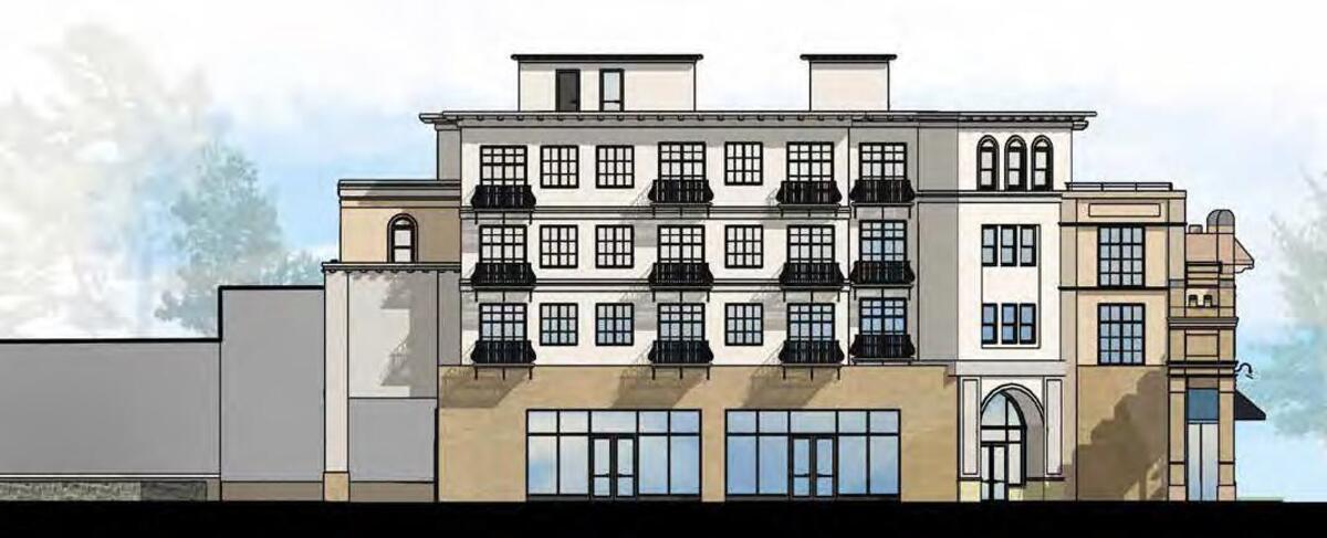 A rendering of the proposed new Network Mall project in downtown San Luis Obispo.