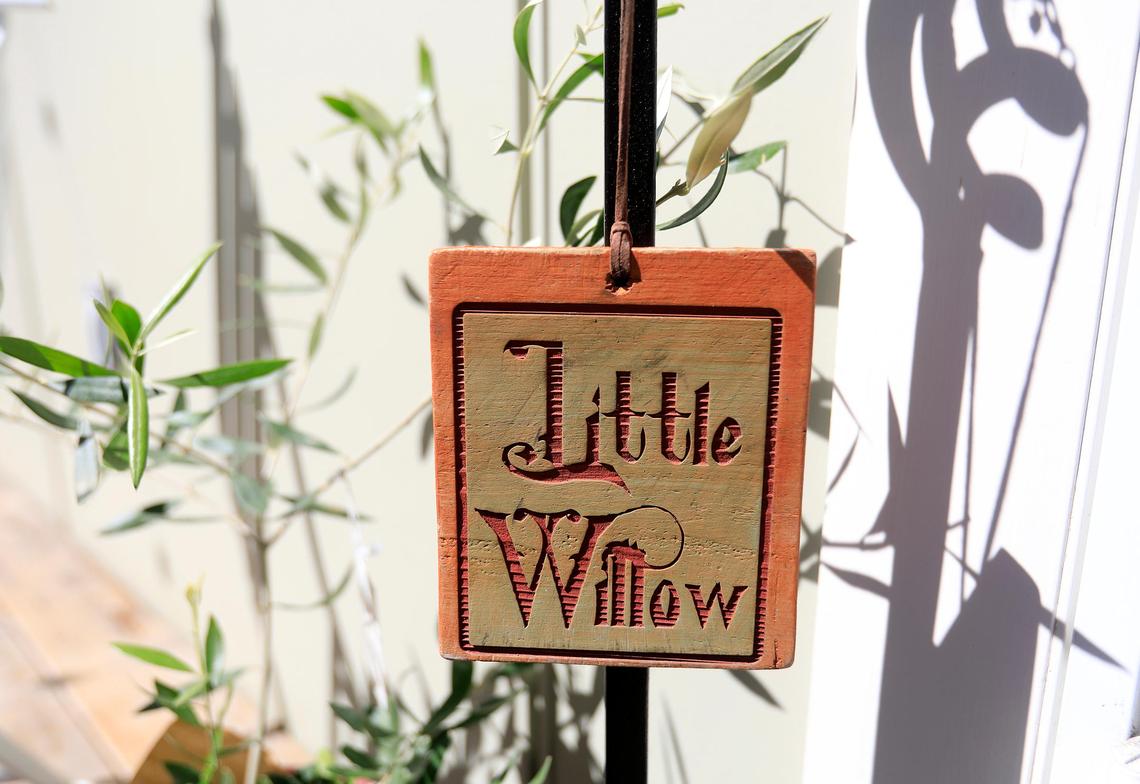 Tiny homes are now allowed in San Luis Obispo and some locals are building and living in them. Rita Morris lives in a tiny home in a San Luis Obispo back yard.