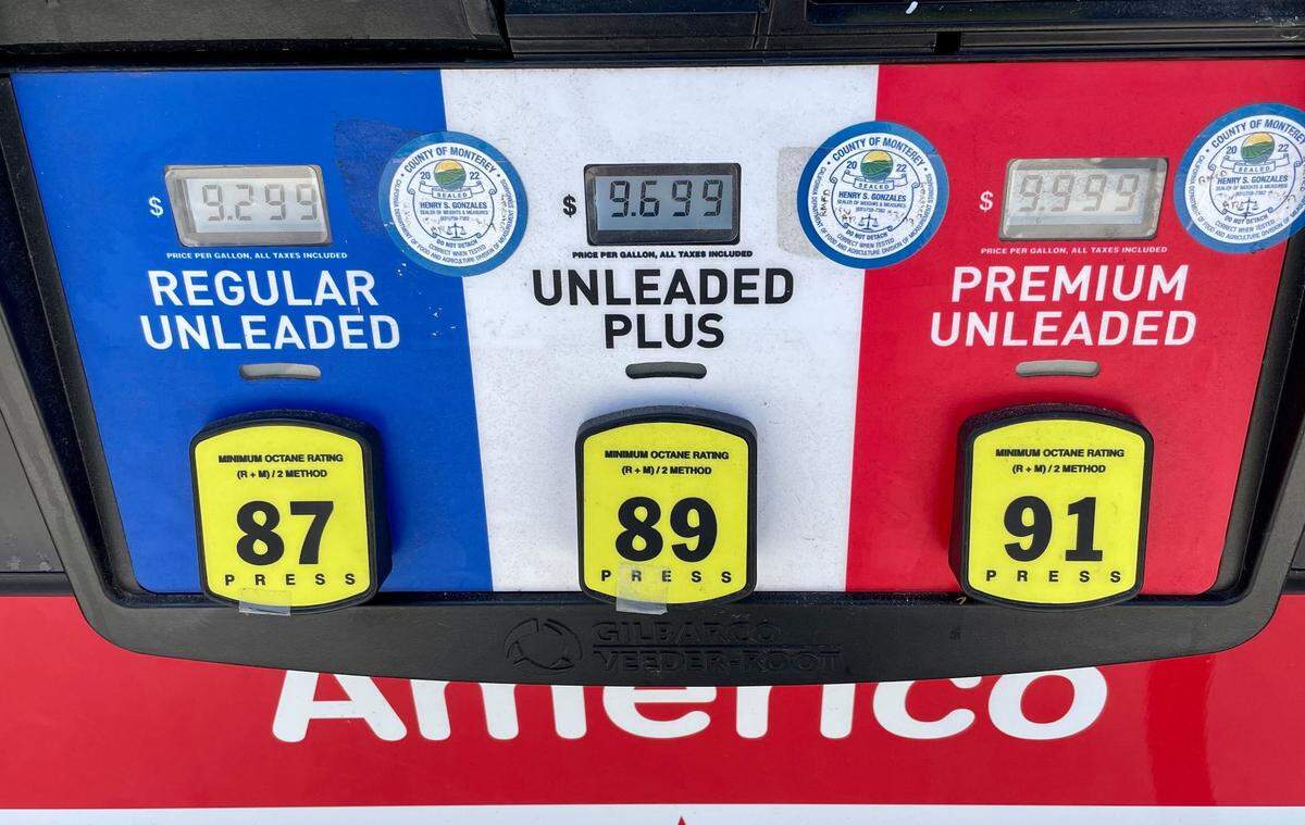 On June 27, 2022, the Gorda Americo station in Gorda along California’s Big Sur coast was charging $9.29 for a regular gallon of gas and $9.99 for premium. Station attendants were unsure what would happen if the price of premium had to increase, because the pump was not made to display larger numbers.