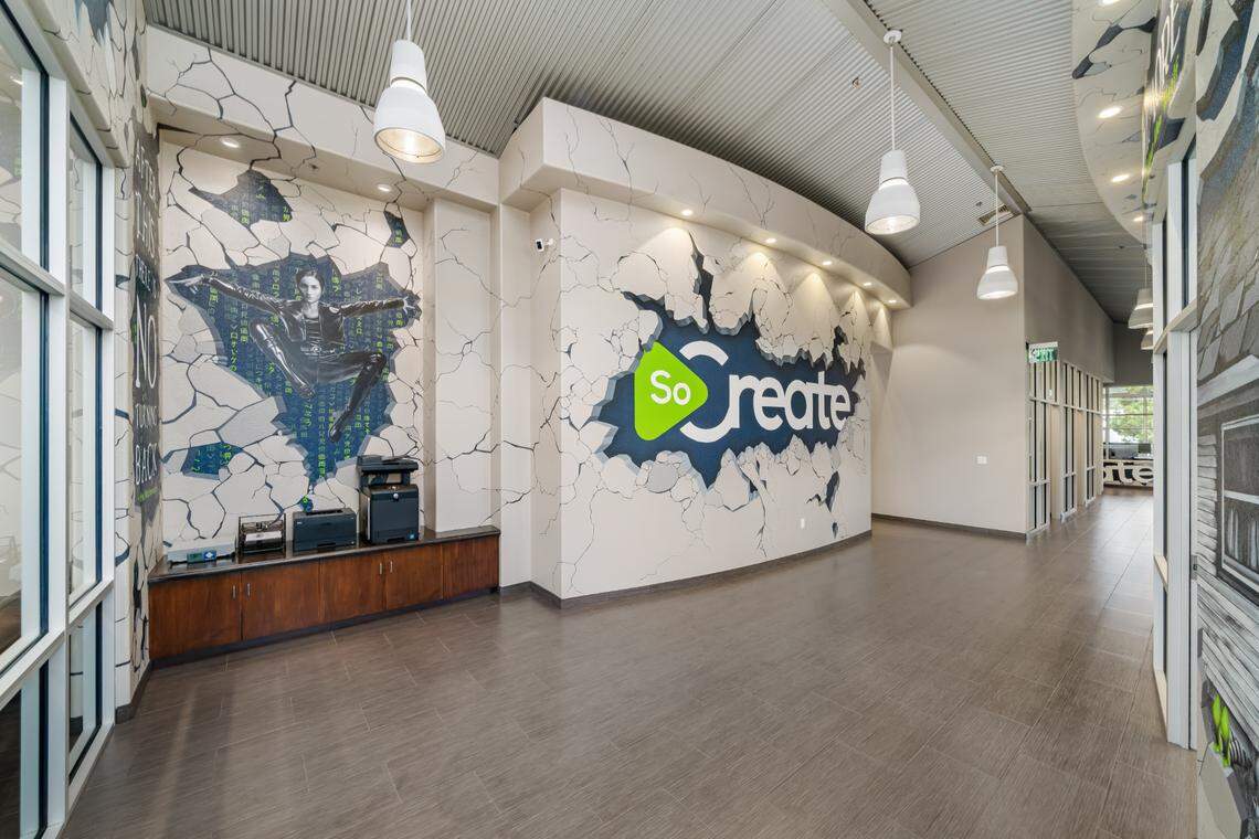 The software company SoCreate unveiled a series of murals at the Cal Poly Technology Park on Thursday, Aug. 29, 2024.