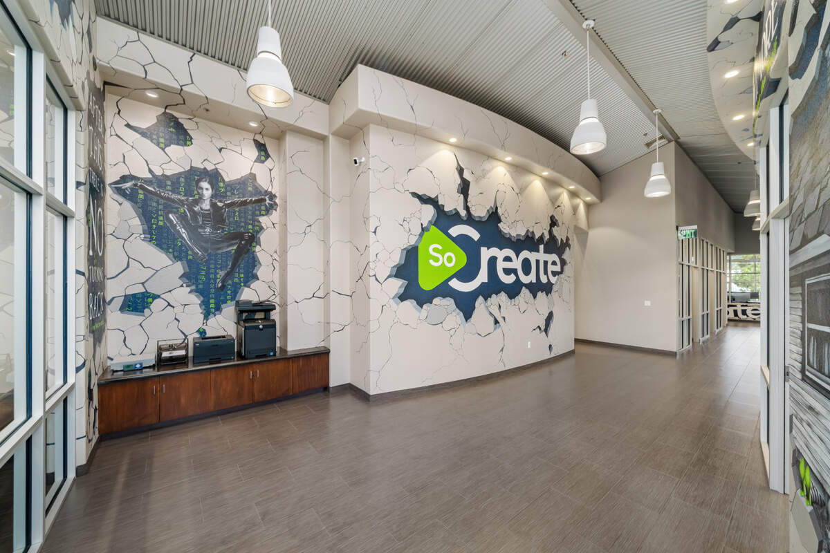 The software company SoCreate unveiled a series of murals at the Cal Poly Technology Park on Thursday, Aug. 29, 2024.