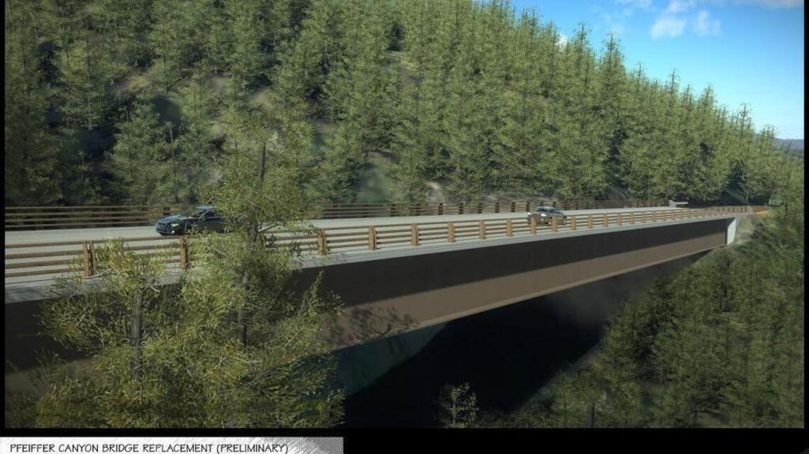 Here’s what the new Pfeiffer Canyon Bridge in Big Sur will look like