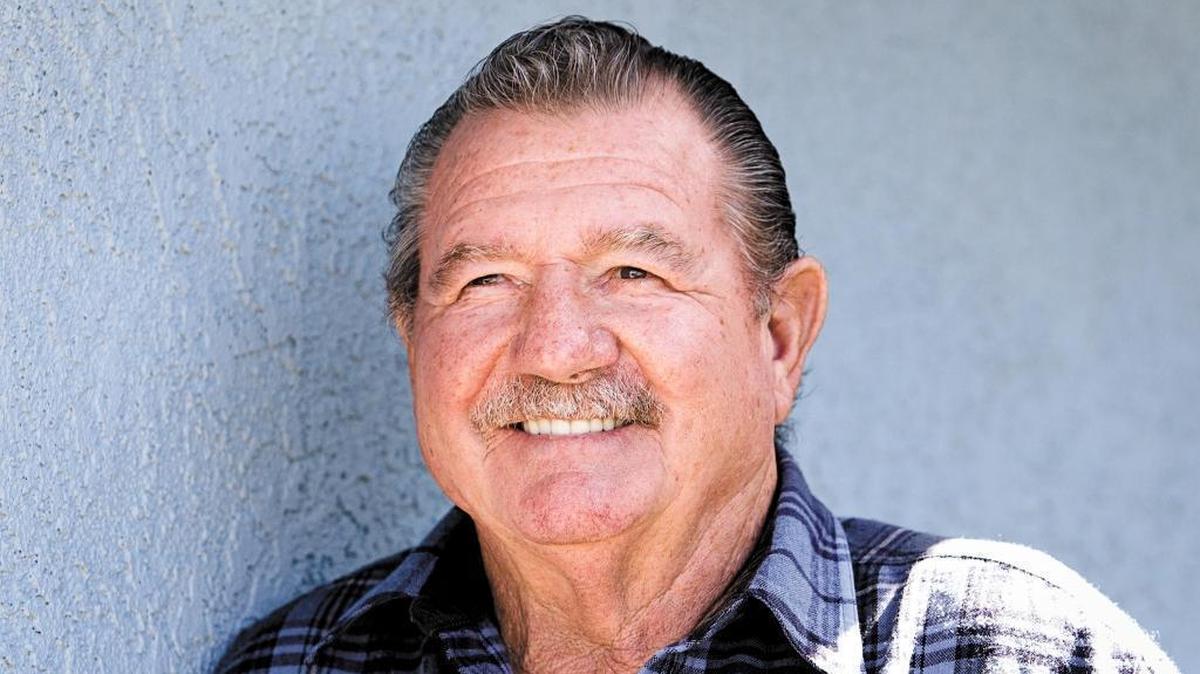 A friend said Richard Sauret, here at his Paso Robles home, reminded him of John Wayne. “He was just a good, strong personality — very nice, very willing to help out anybody all the time,” said Lowell Zelinski.
