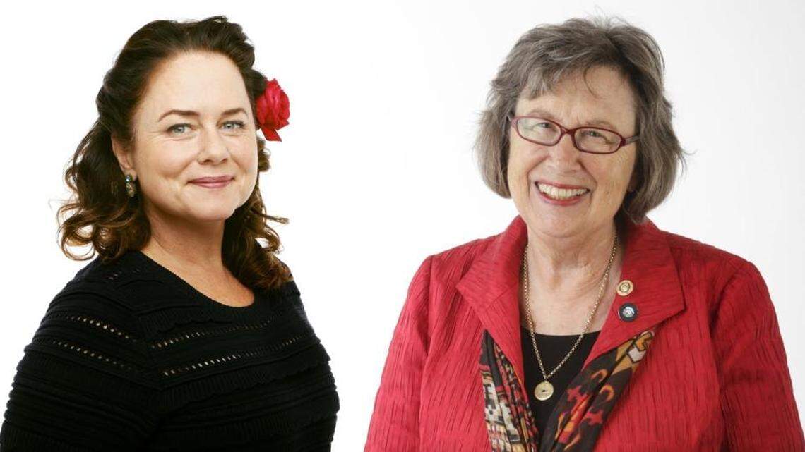 Heidi Harmon and incumbent Jan Marx are running for San Luis Obispo mayor.