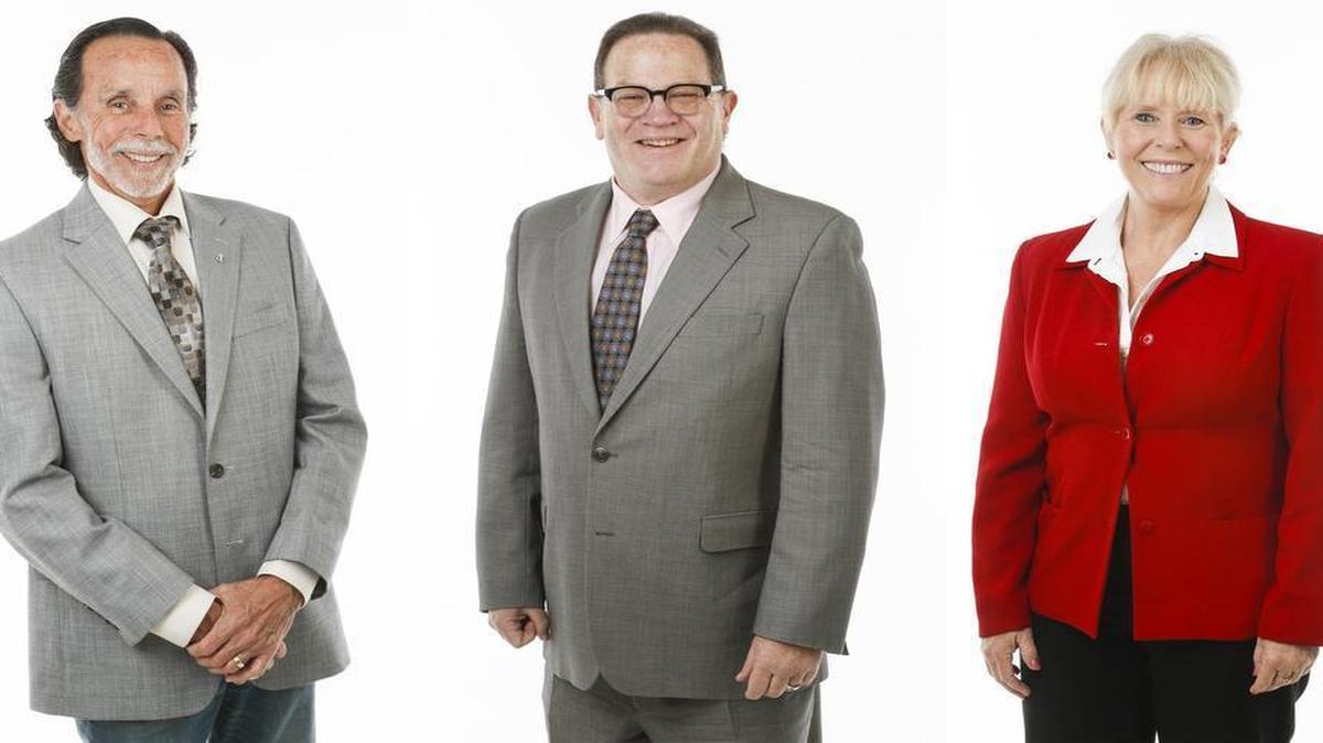 Candidates for the 3rd District of the San Luis Obispo County Board of Supervisors: Dan Carpenter, Adam Hill and Debbie Peterson.