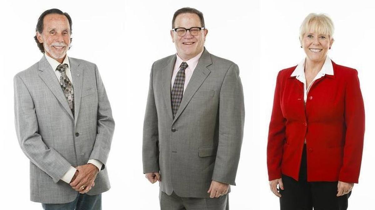 Candidates for the 3rd District of the San Luis Obispo County Board of Supervisors: Dan Carpenter, Adam Hill and Debbie Peterson.