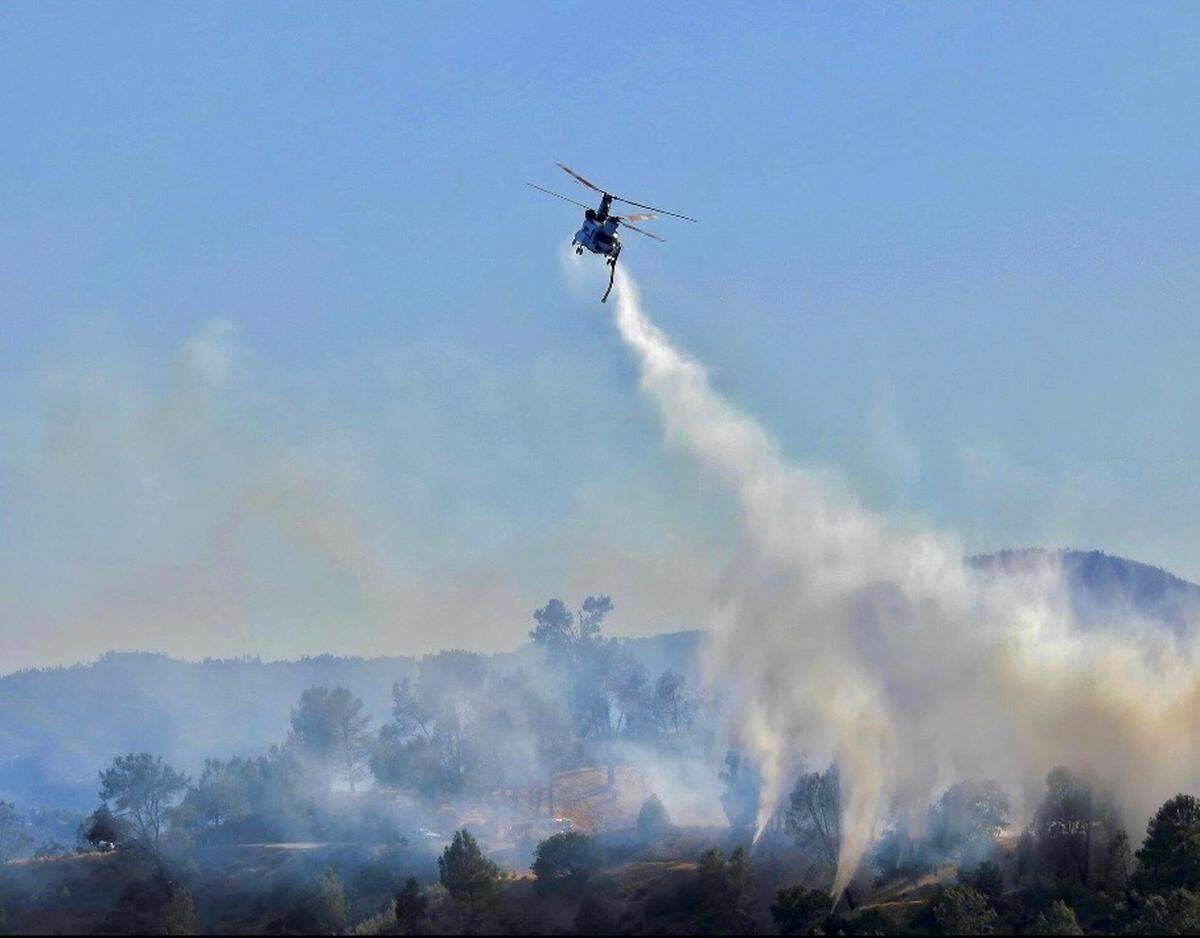 Cal Fire added six new night-flying CH-47 Chinookhelicopters, one of which is now located at the Paso Robles Air Attack Base.