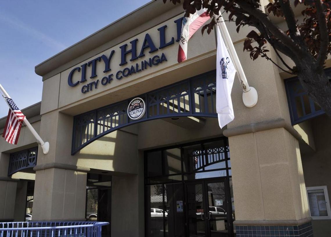 Coalinga's City Hall. The city in far western Fresno County is considering turning its closed Claremont Custody Center facility into a marijuana oil cultivation facility.