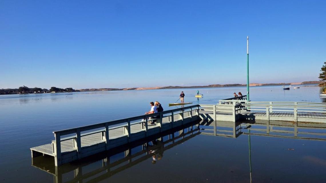 A “King Tide” at Baywood Park.