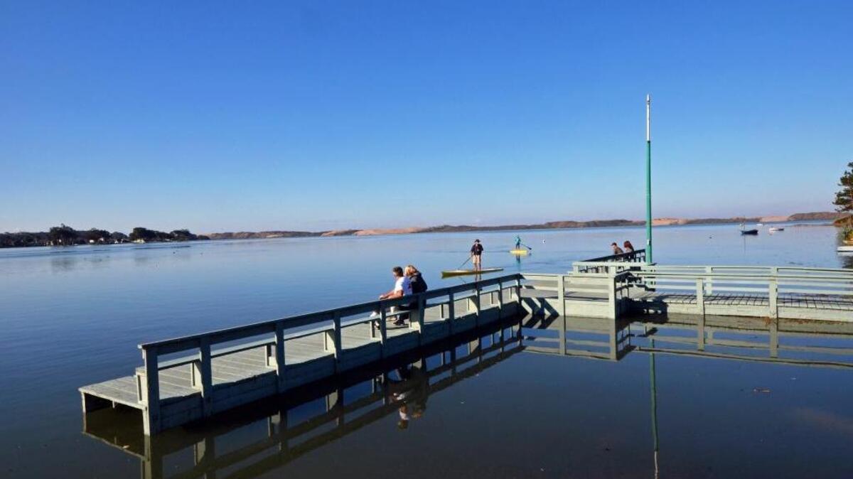 A “King Tide” at Baywood Park.