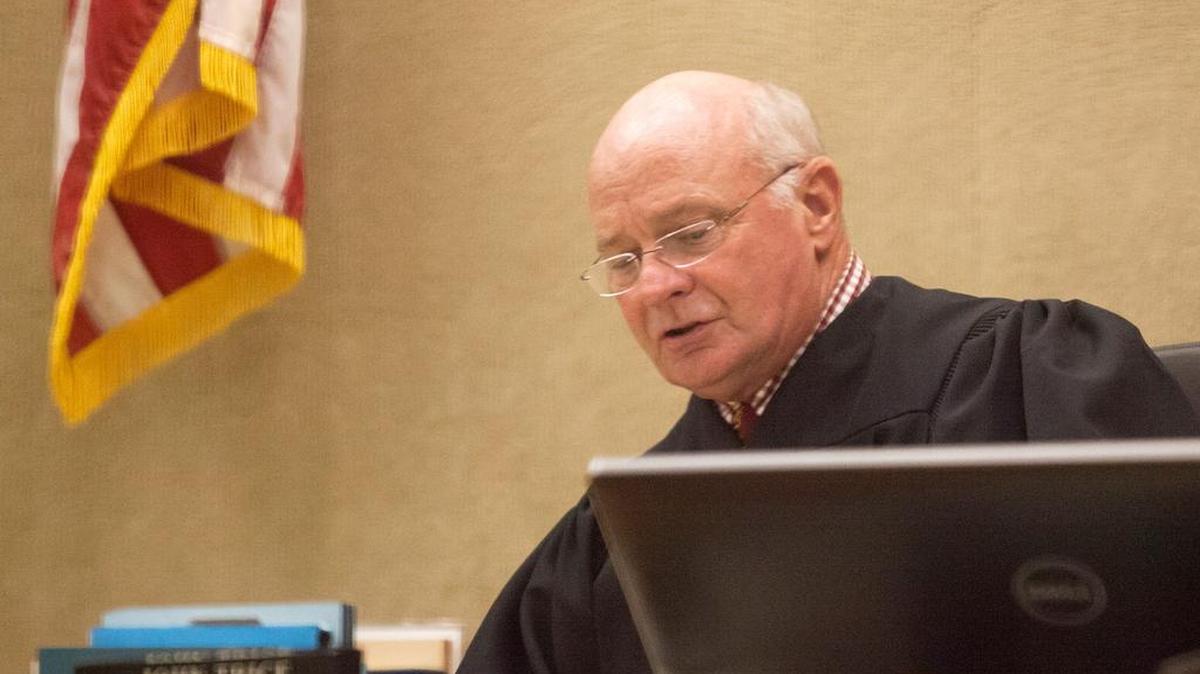 San Luis Obispo County Superior Court Judge John Trice presides over a hearing in November 2014.