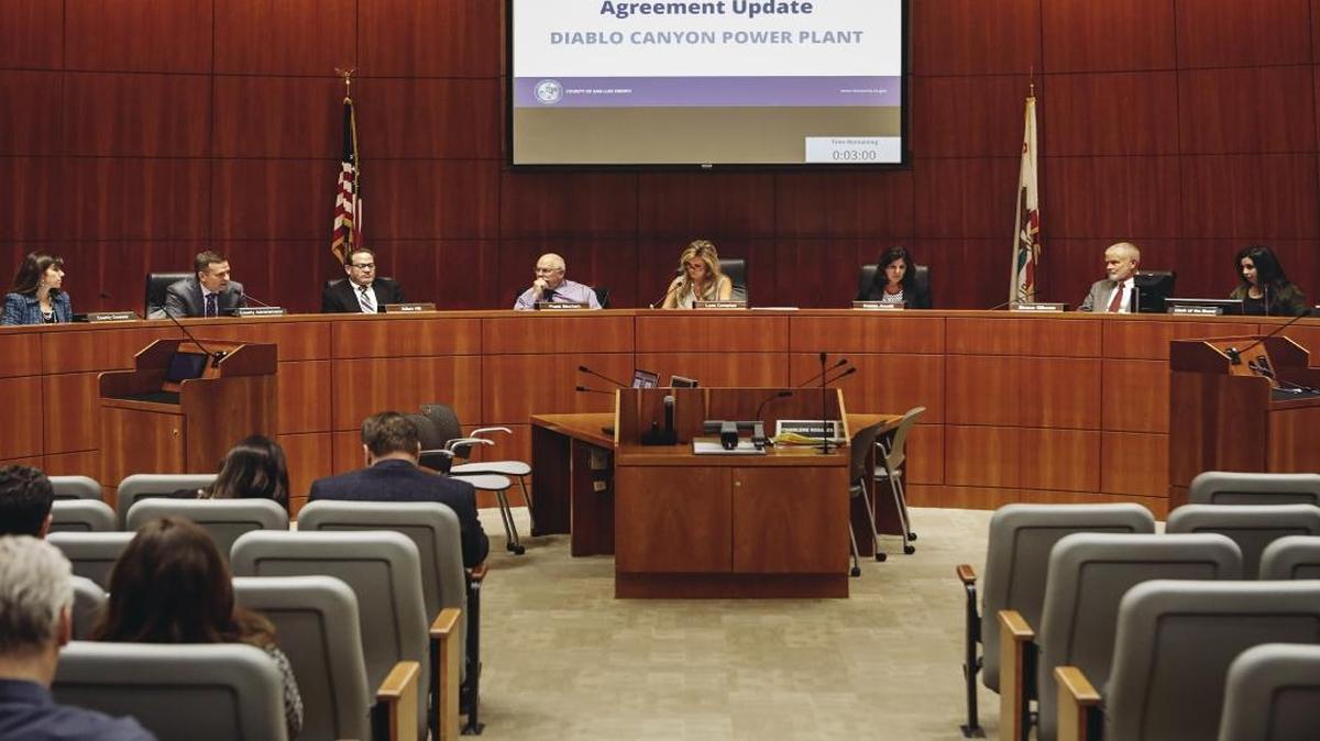 The Board of Supervisors in December.