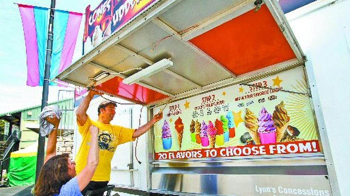 Nothing wrong with ice cream, but how about some healthy fair food, too?
