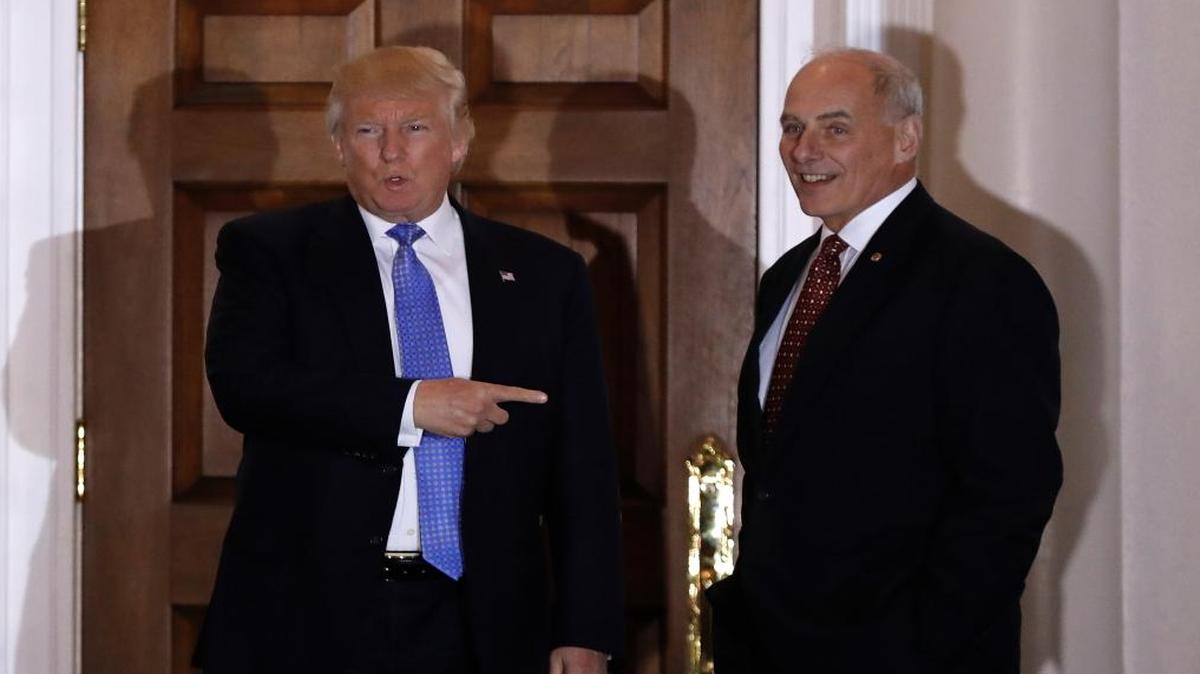 President-elect Donald Trump has chosen retired Marine Gen. John Kelly to run the Department of Homeland Security.