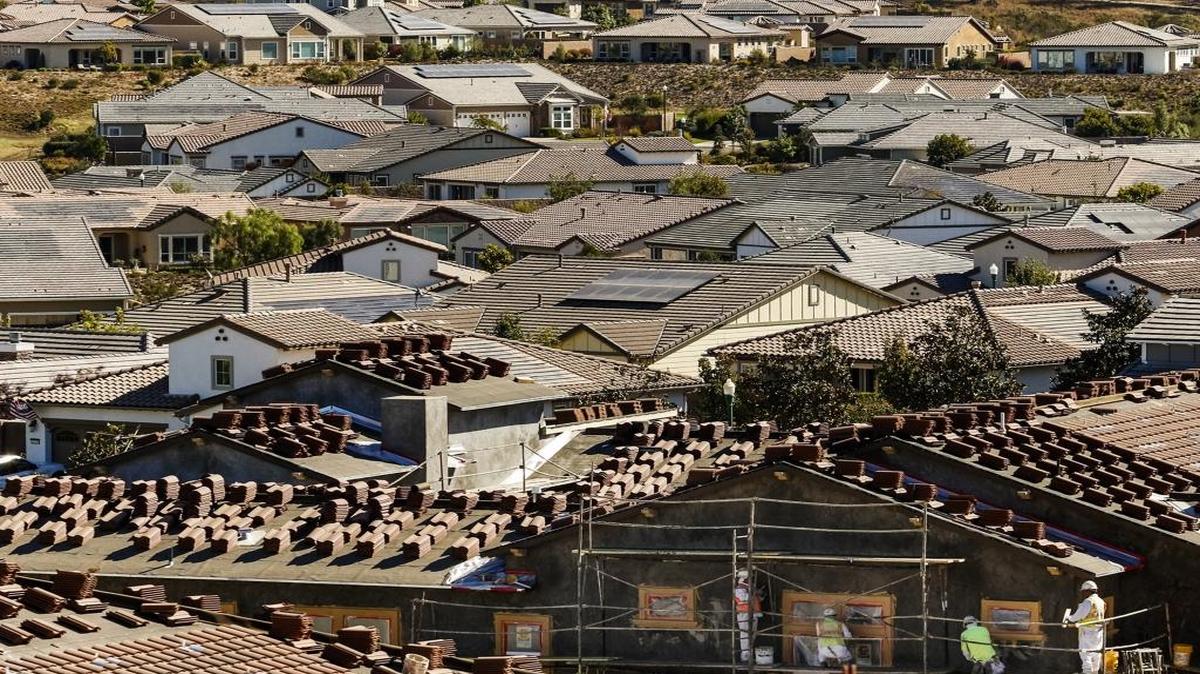 This file photo shows housing under construction at Trilogy at Monarch Dunes in Nipomo.