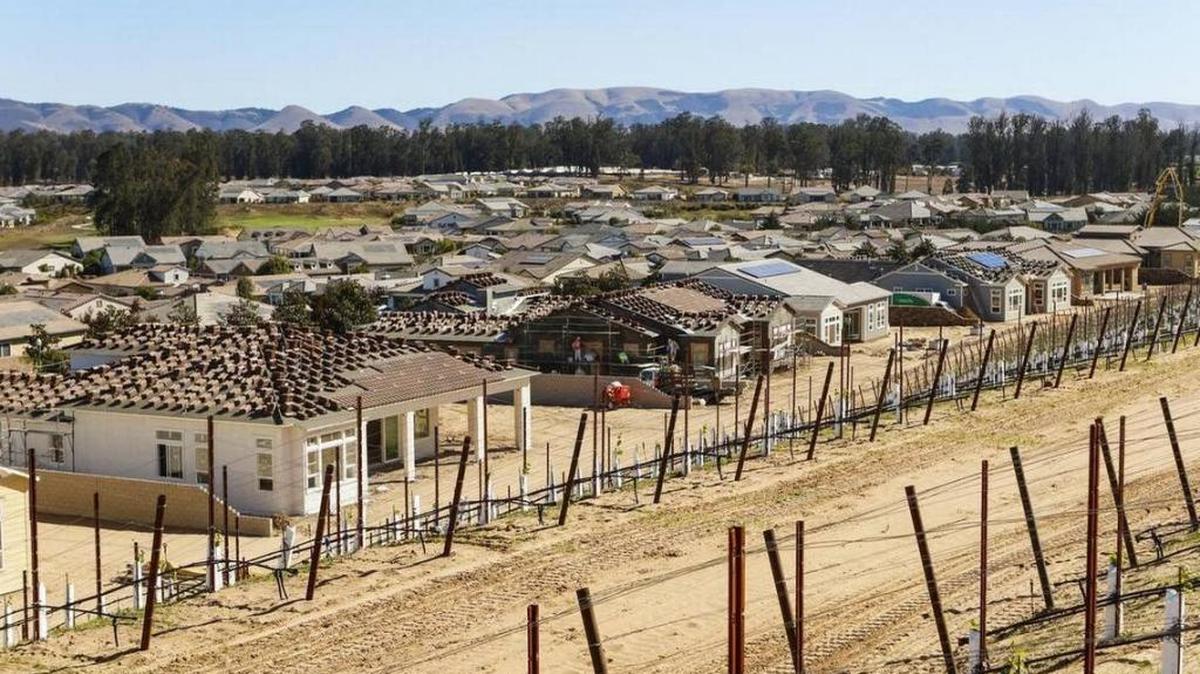 Homes under construction in Nipomo.