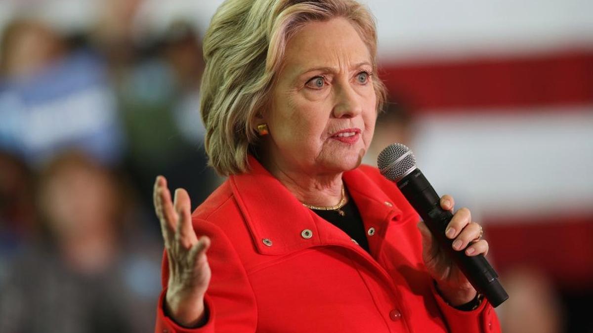 Democratic presidential candidate Hillary Clinton speaks in Reno, Nev.