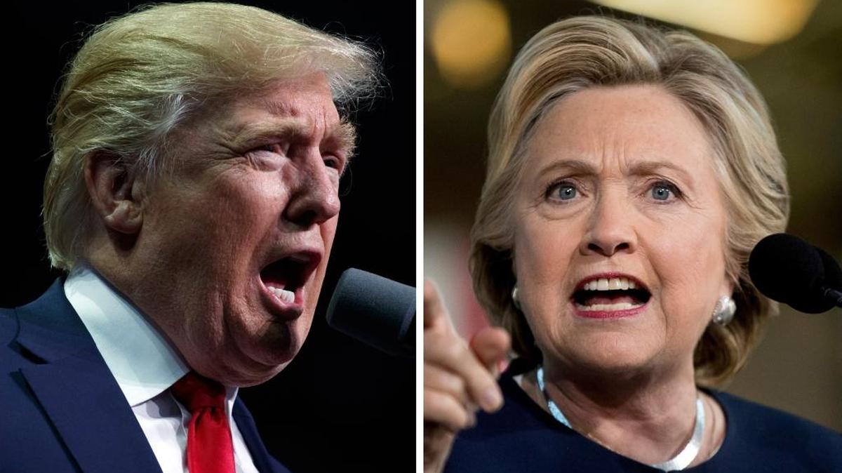 Donald Trump speaks Friday at a rally in Hershey, Pa., and Hillary Clinton speaks Friday at a rally in Detroit.