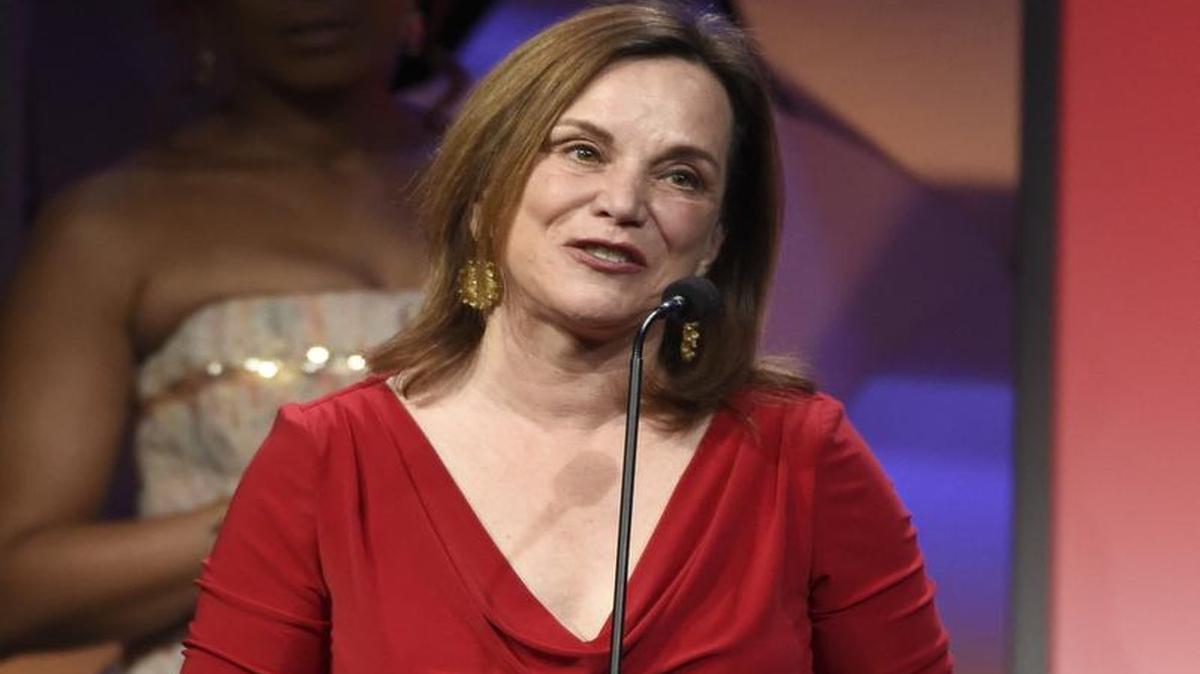 In this May 19, 2015, file photo, Renee Montagne accepts the award for outstanding individual achievement, news magazine, for NPR’s “Morning Edition” at the 40th Anniversary Gracies Awards at the Beverly Hilton Hotel in Beverly Hills.