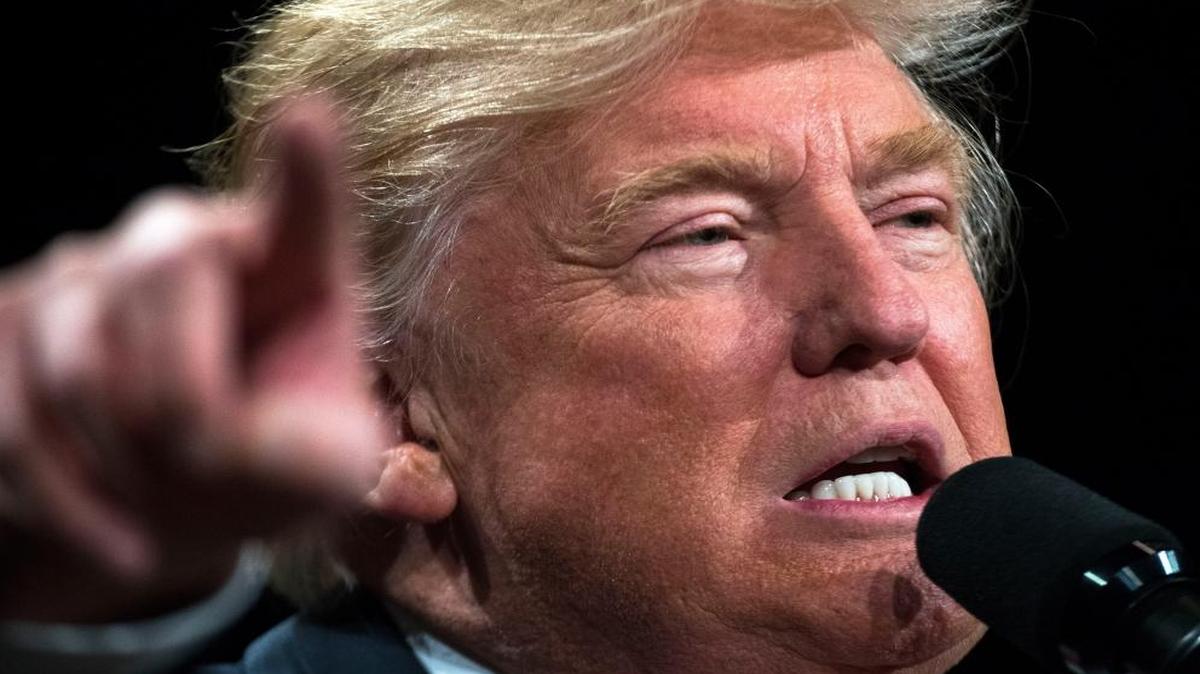 President-elect Donald Trump holds a “thank you” rally Dec. 8 in Des Moines, Iowa.