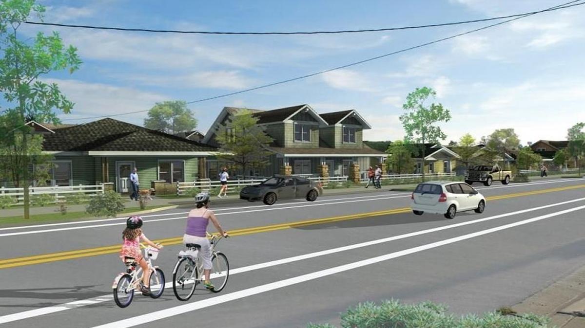 Rendering of proposed homes off Cherry Avenue in Arroyo Grande.