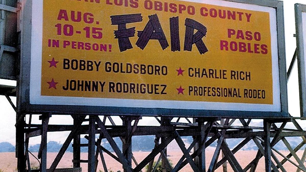This photo of an old Mid-State Fair billboard was taken in 2005.