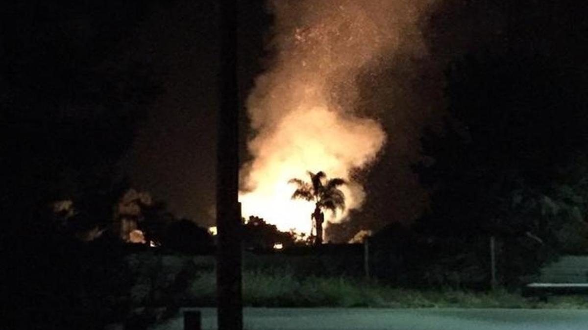 One house intended for farmworker housing burns in Nipomo. The fire was believed to be arson.