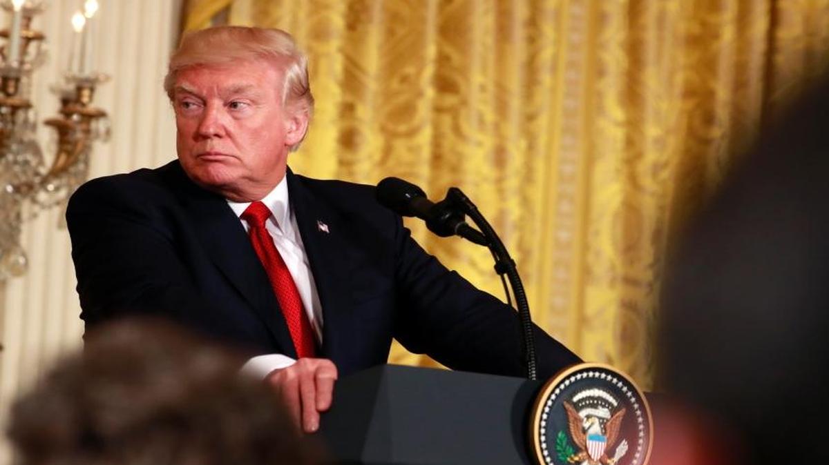 President Donald Trump at the White House in Washington, D.C., on May 18, 2017.