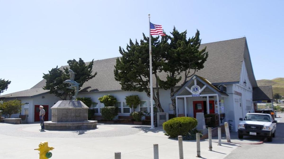 The Cayucos Veterans Memorial Lions Hall in April 2016.